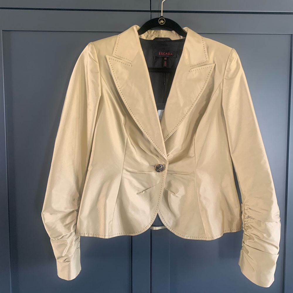 Escada  Gold/light tan jacket.